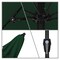 California Umbrella 7.5' Bronze Aluminum Market Patio Umbrella, Pacifica Hunter Green 194061336816 - alternate 2